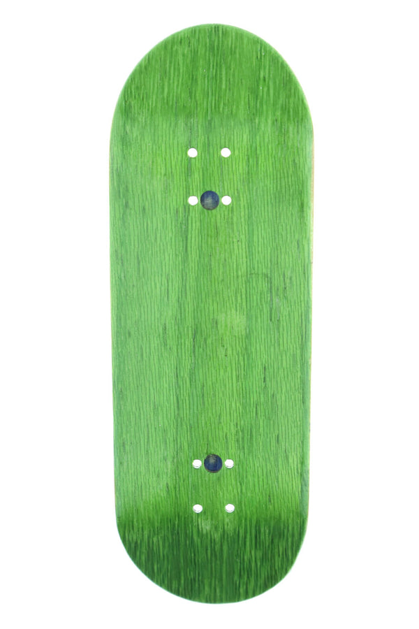 Flatface - Green G15 Deck (33.6mm) - Skull Fingerboards