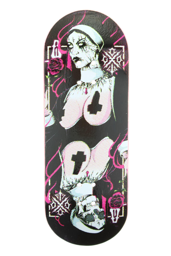 Goo - Queen Of Sins Popsicle Shape Graphic Deck - Skull Fingerboards