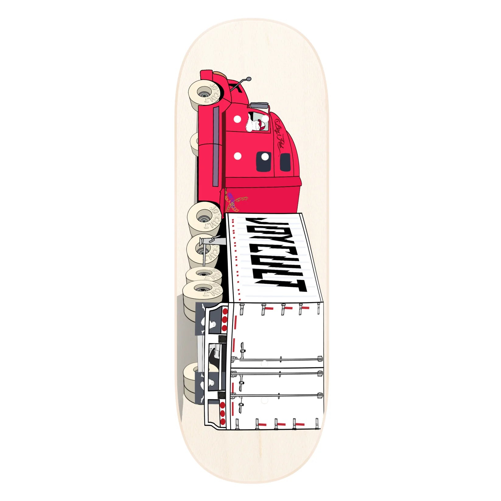 Joycult - Big Red Graphic Deck | Skull Fingerboards