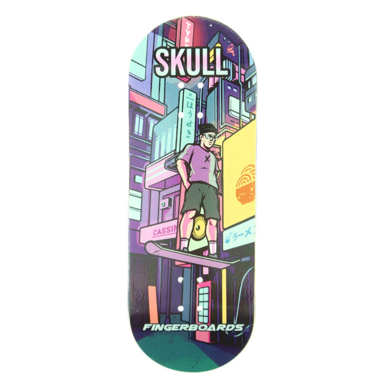 Back To The 80s Wooden Fingerboard Graphic Deck (34mm)