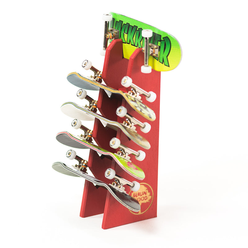 Fingerbard Rack Berlinwood Red Fingerboard Rack | Skull Fingerboards