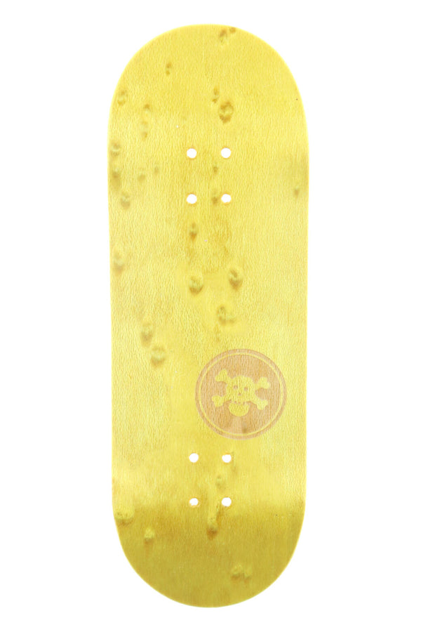 Blackriver - BR Mini Logo Yellow Deck (33.3mm) - Skull Fingerboards