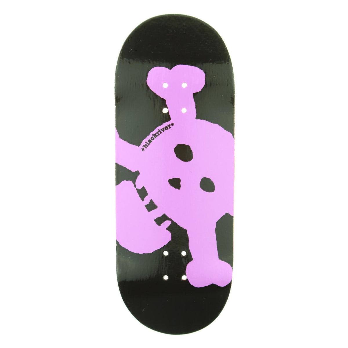 Blackriver New Skull Purple Graphic Deck (36mm) Skull Fingerboards