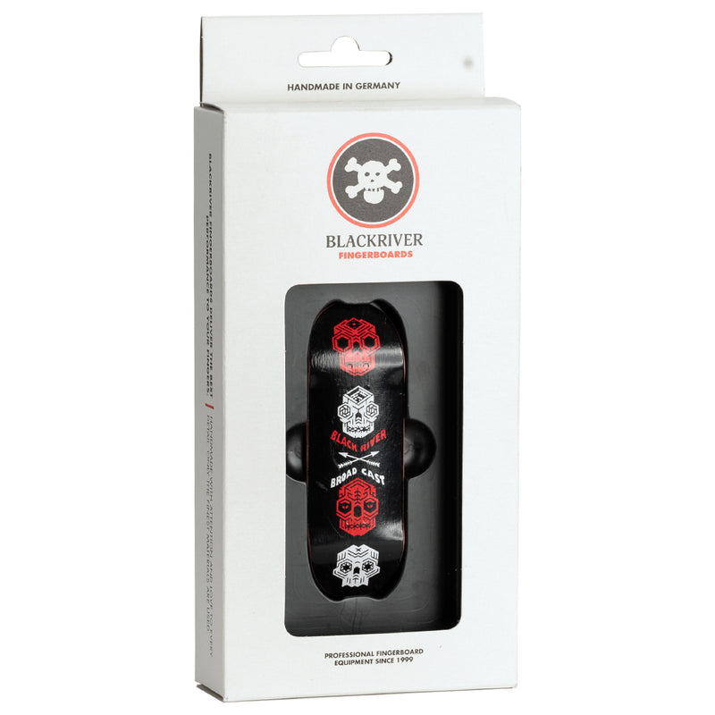 Blackriver x Broadcast - Totem Graphic Deck (33.3mm) - Skull Fingerboards