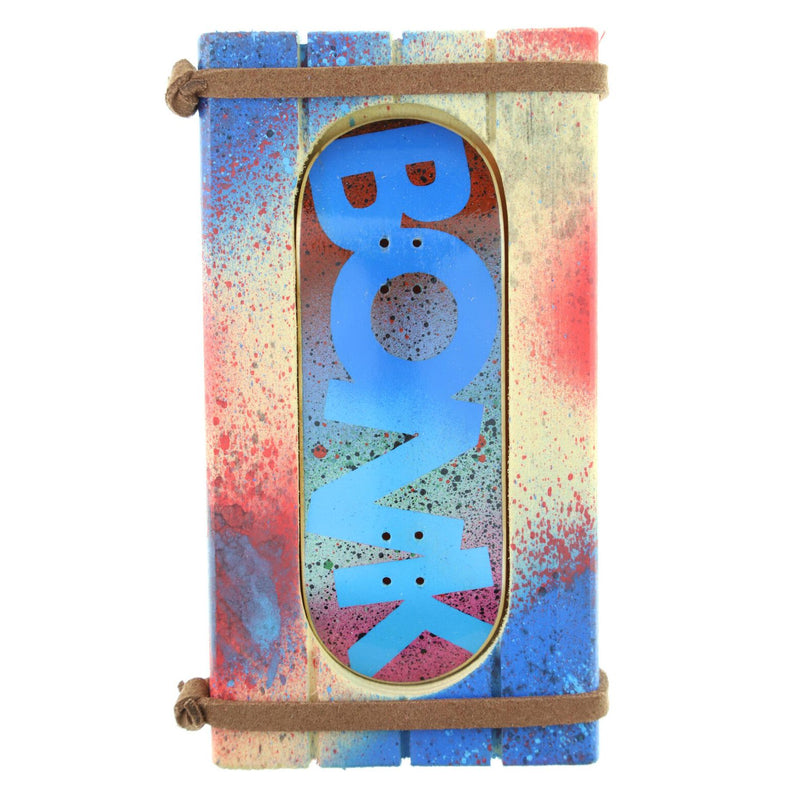 Bonk - Blue Logo Fingerboard Deck (34mm)