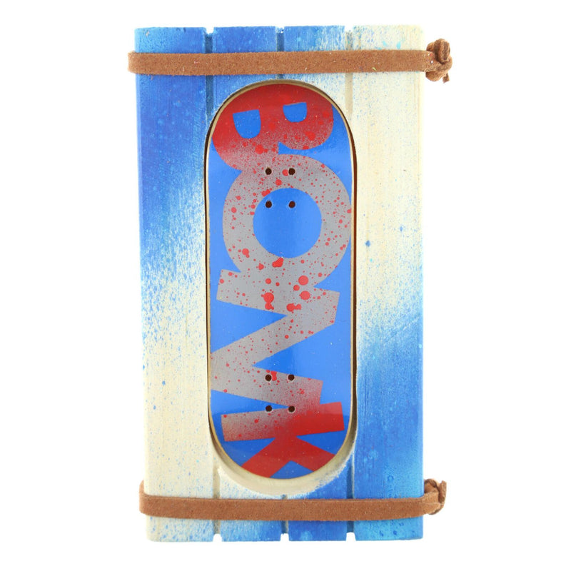 Bonk - Blue/Red Fingerboard Deck (34mm)