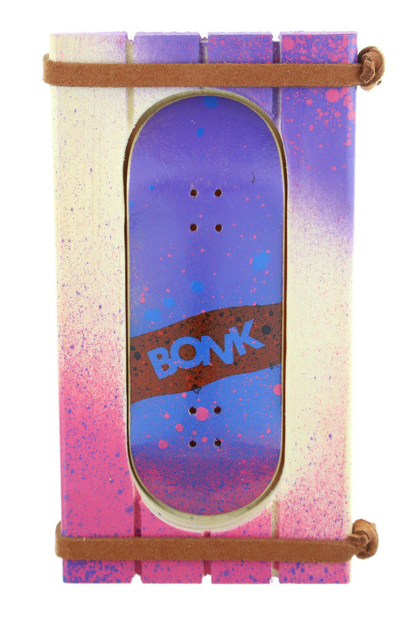 Bonk - Purple Logo Fingerboard Deck (34mm)