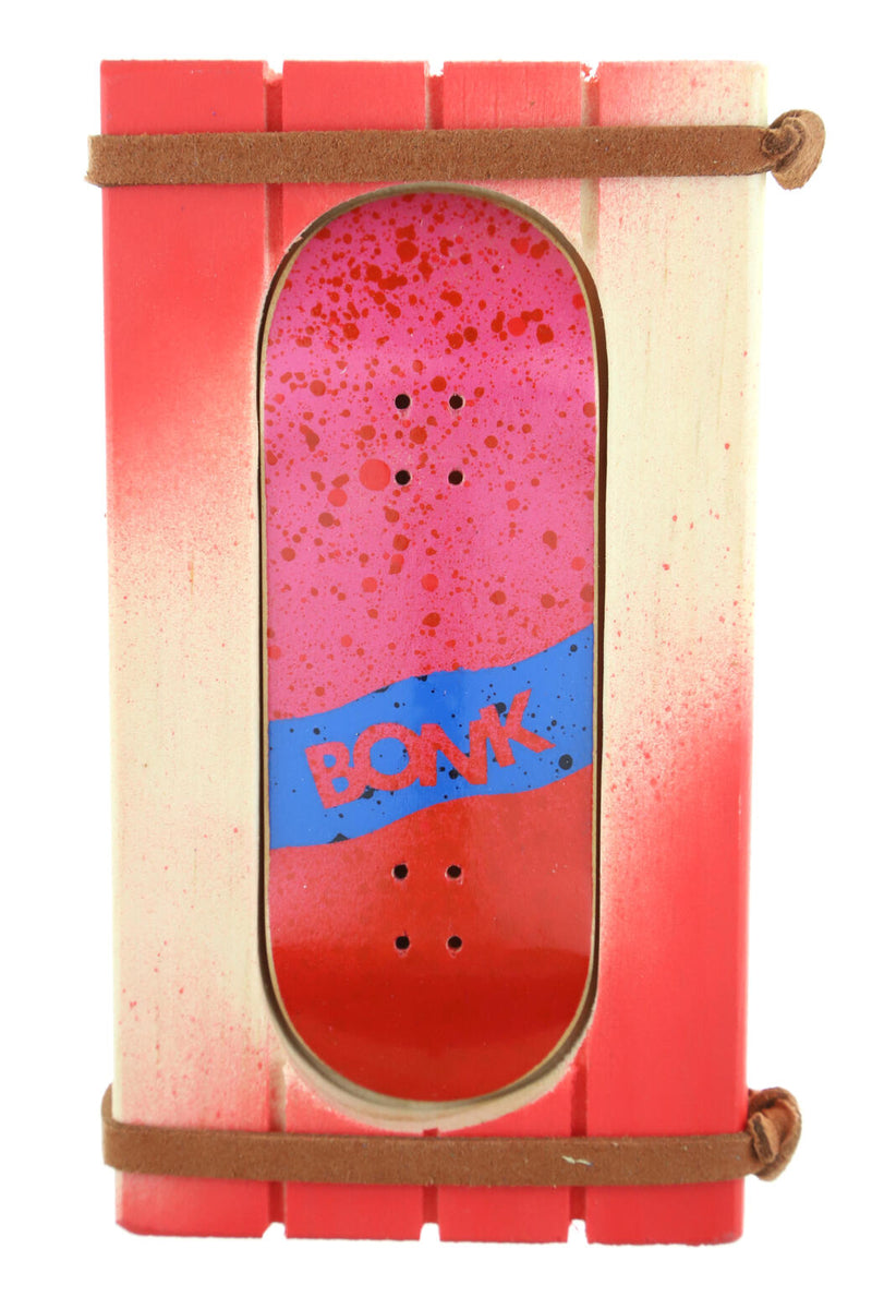 Bonk - Red Logo Fingerboard Deck (34mm)