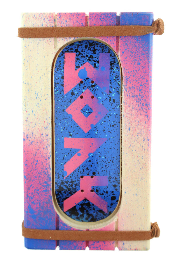 Bonk - Pink & Purple Wonk Fingerboard Deck (34mm)