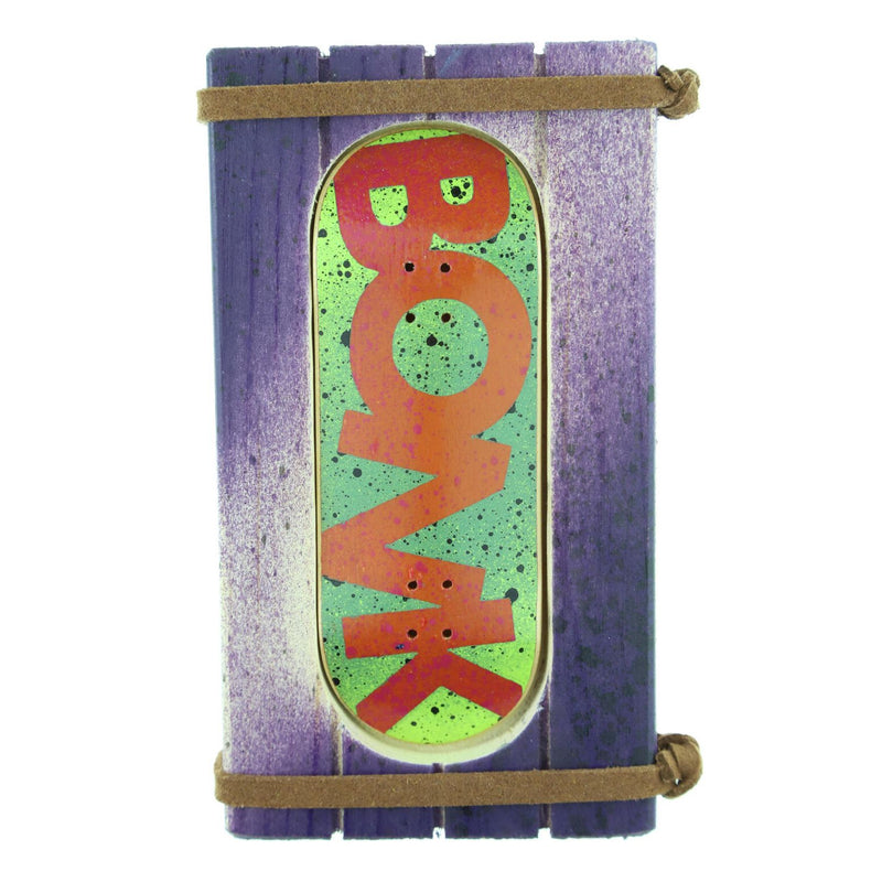 Bonk - Orange/Green Fingerboard Deck (34mm)