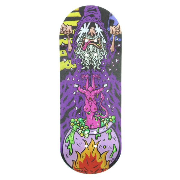 Cauldron Wooden Fingerboard Graphic Deck (34mm) - Skull Fingerboards
