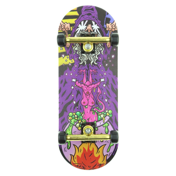 Cauldron Pro Complete Wooden Fingerboard (34mm) - Skull Fingerboards
