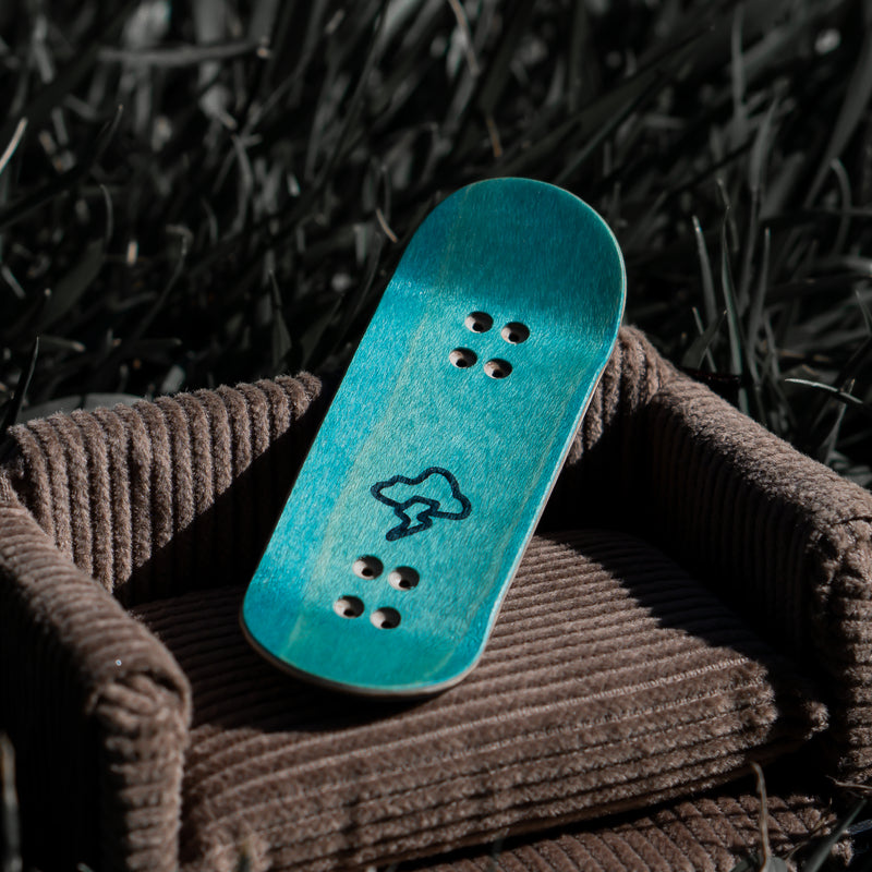 Subliminal x Skull - Phone Line Graphic Deck (34mm) - Skull Fingerboards