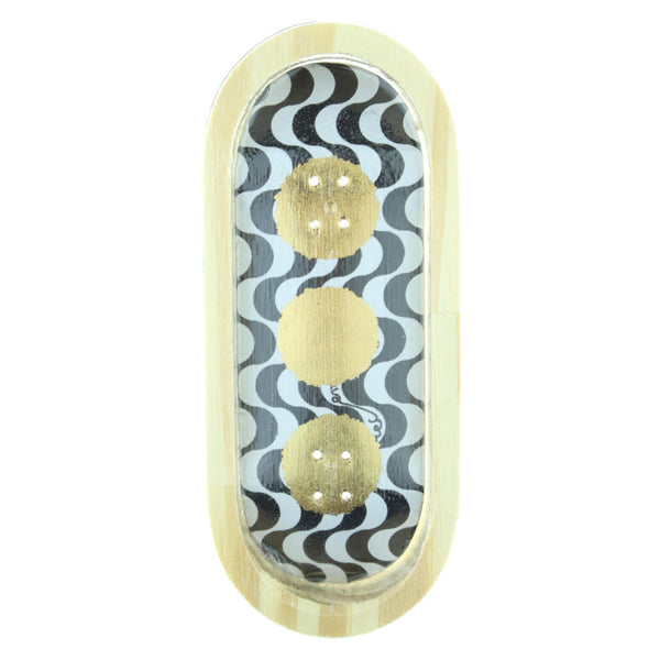 December - Gold Circles Graphic Deck (35mm)