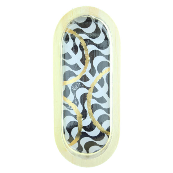 December - Eyes Gold Arcs Graphic Deck (34mm)