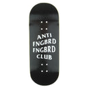 Deli - AFBFBC Black Wooden Fingerboard Deck (34mm) - Skull Fingerboards