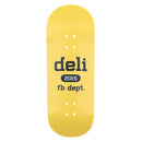 Deli - FB Dept Orange Wooden Fingerboard Deck (34mm) - Skull Fingerboards