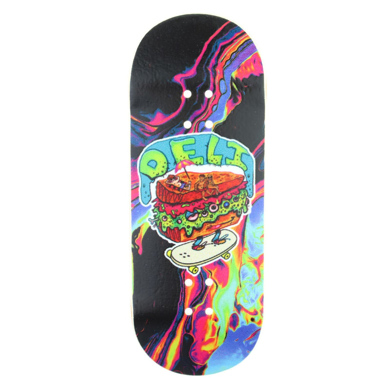 Deli - Skatewich Oilspill Wooden Fingerboard Deck