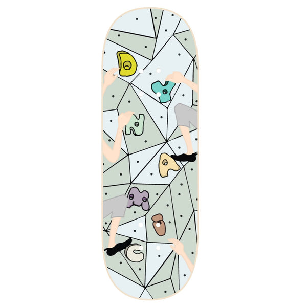 Dynamic - Climbing Graphic Deck - Skull Fingerboards