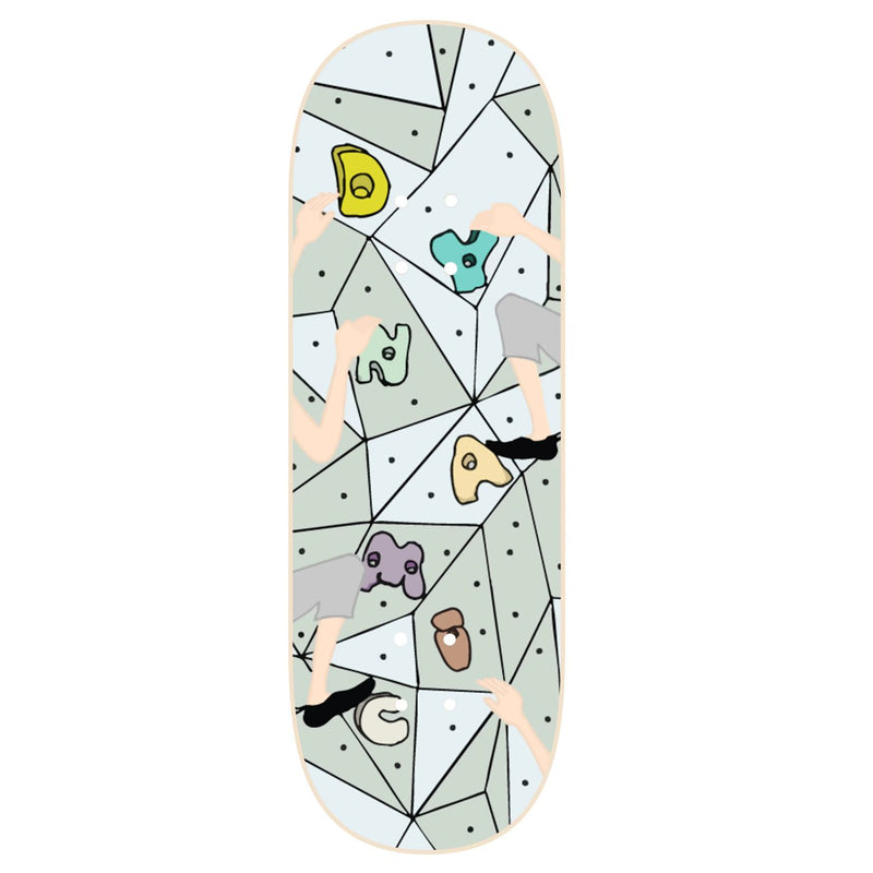 Dynamic - Climbing Graphic Deck - Skull Fingerboards