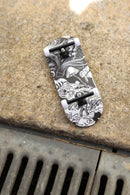 Fungi Frog Pro Complete Wooden Fingerboard (34mm) - Skull Fingerboards