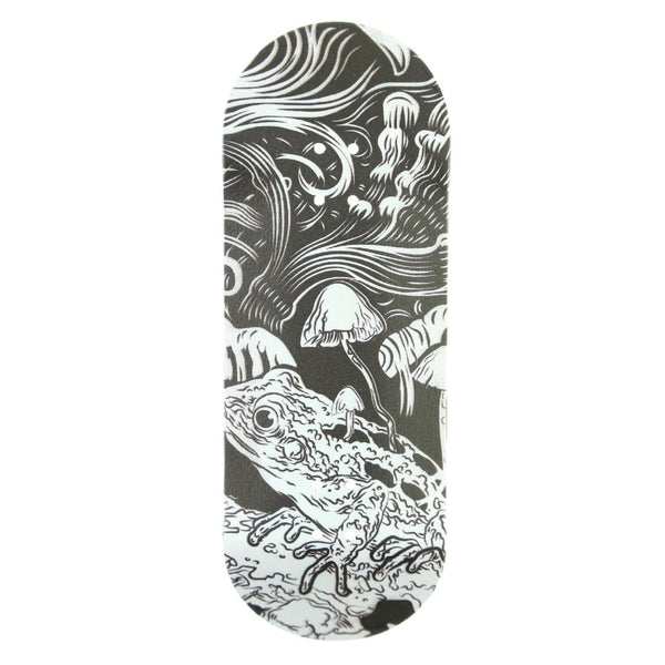 Fungi Frog Wooden Fingerboard Graphic Deck (34mm) - Skull Fingerboards