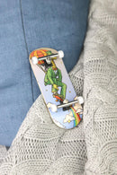 Strange Events Pro Complete Wooden Fingerboard (34mm) - Skull Fingerboards