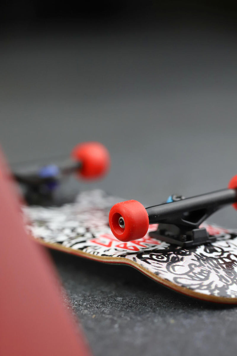 Flatface G4-A Red Wheels - BRR Edition - Skull Fingerboards