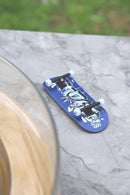 Skull Graffiti Wooden Fingerboard Graphic Deck (34mm) - Skull Fingerboards