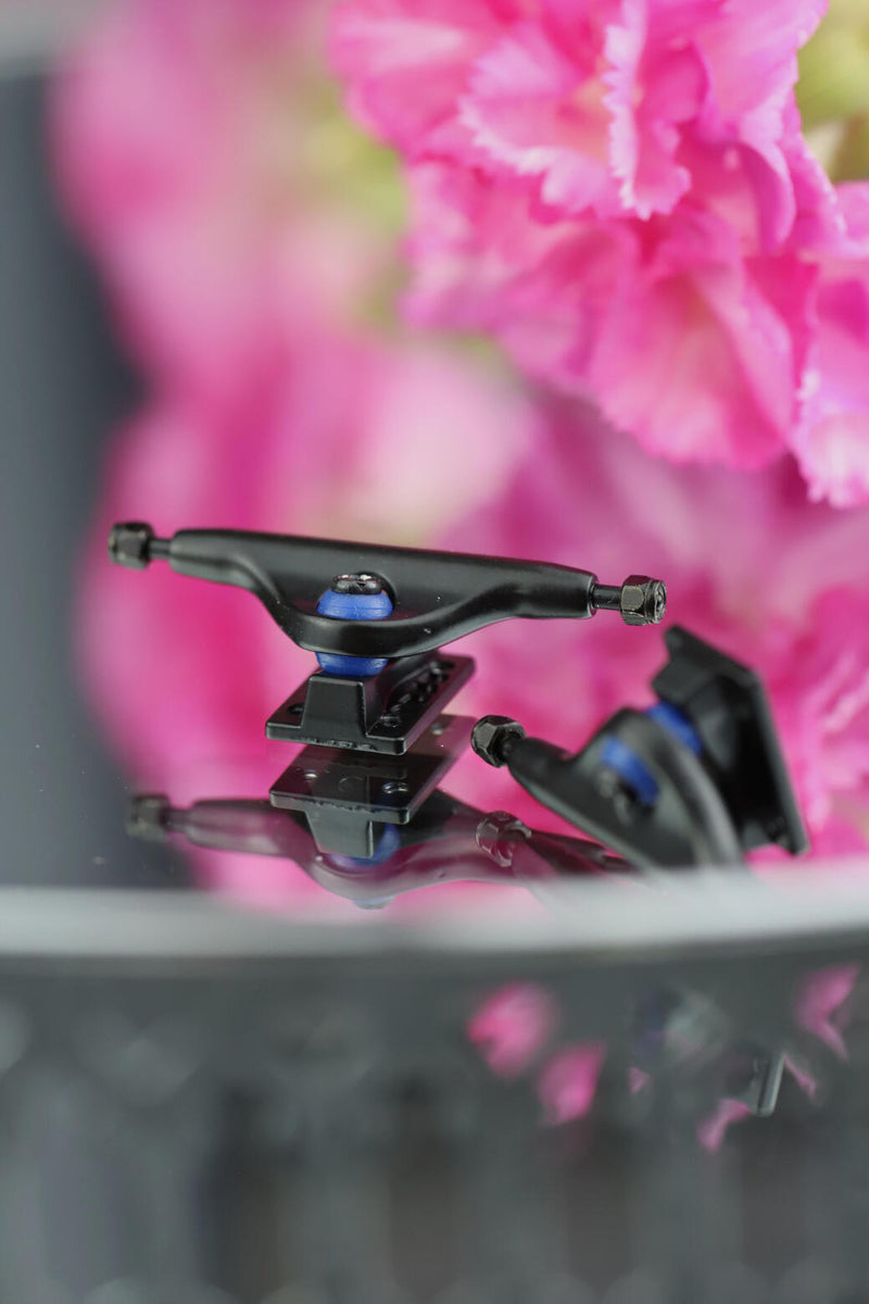 Obsius Fingerboard Trucks Black/Black (34mm) - Skull Fingerboards