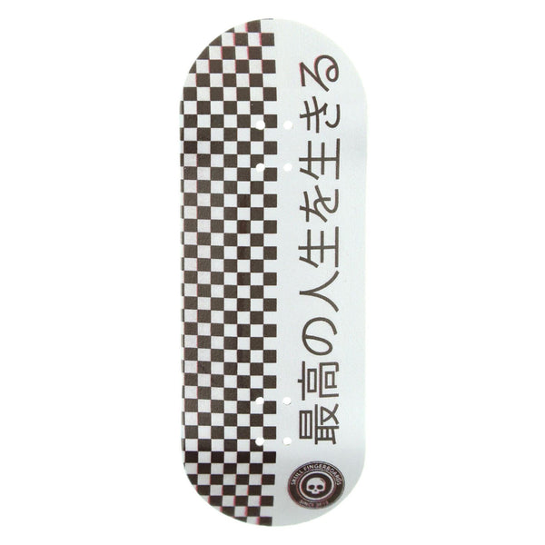 Japan Wooden Fingerboard Graphic Deck (34mm) - Skull Fingerboards