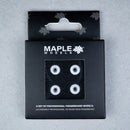 Maple Wheels - Halo White "CLASSIC" - Skull Fingerboards