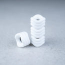 Maple Wheels - Halo White "SHARK WHEEL" - Skull Fingerboards