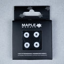 Maple Wheels - Halo White "SHARK WHEEL" - Skull Fingerboards