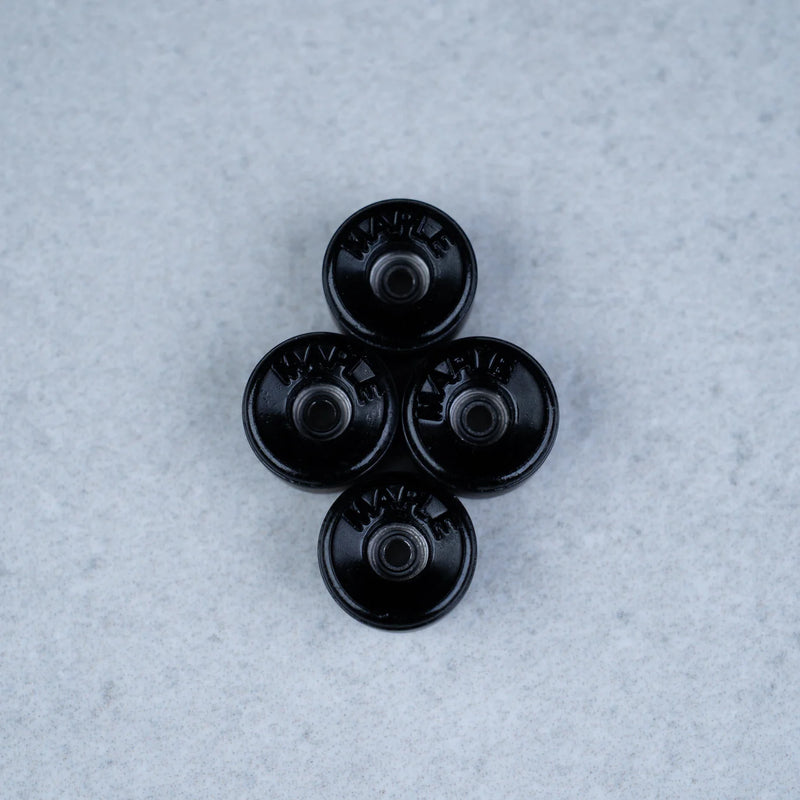 Maple Wheels - Optic Black "BOWL" - Skull Fingerboards