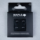 Maple Wheels - Optic Black "CLASSIC" - Skull Fingerboards