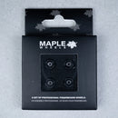 Maple Wheels - Optic Black "SHARK WHEEL" - Skull Fingerboards