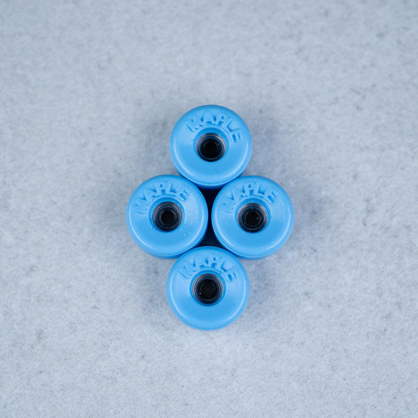 Maple Wheels - Surf Blue "BOWL" - Skull Fingerboards