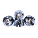 Obsius - Black/Grey Urethane Wheels (75D Bowl Shape) - Skull Fingerboards