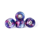 Obsius - Blue/Purple Urethane Wheels (75D Minis) - Skull Fingerboards