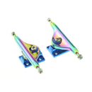 Obsius Fingerboard Trucks Aurora/Blue (34mm) - Skull Fingerboards