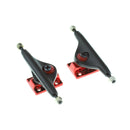 Obsius Fingerboard Trucks Black/Red (34mm) - Skull Fingerboards