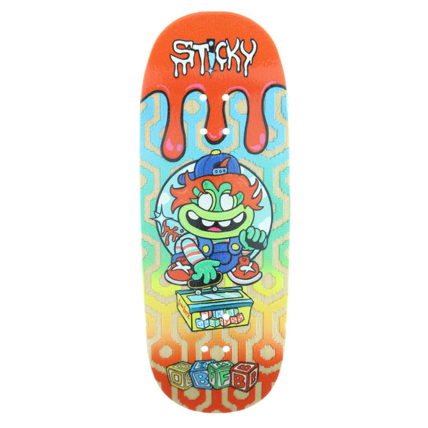 Obsius x Sticky Art - STiCkY Sk8's Gushers Graphic Deck (34.5mm) - Skull Fingerboards