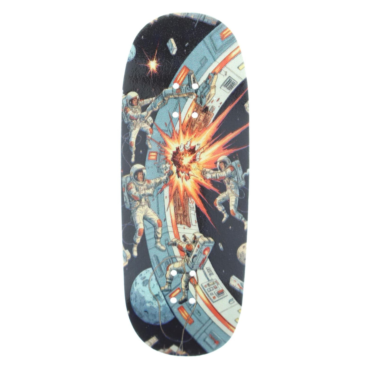 Obsius - Star Assault Graphic Deck (34.5mm) | Skull Fingerboards