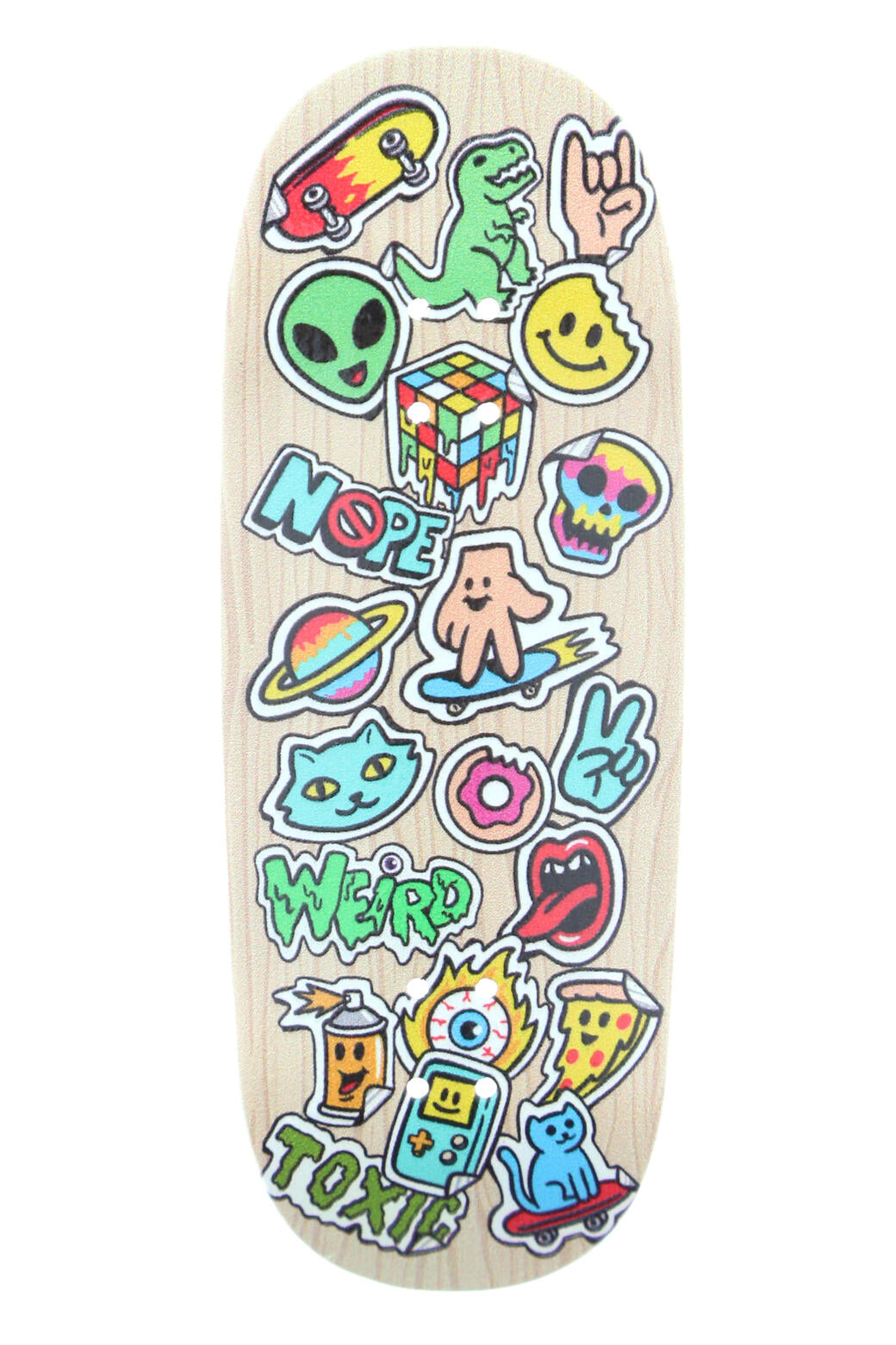 Obsius - Pont graphique Skull 01 (34,5 mm) | Skull Fingerboards