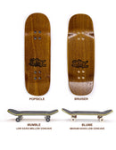 Panic - Ugly Graphic Deck - Skull Fingerboards