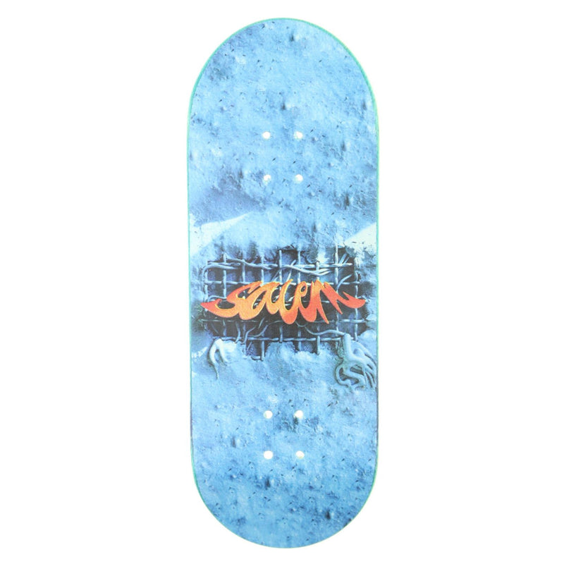 Salem Worldwide - Neon Logo Real Wear Fingerboard Deck (34mm)