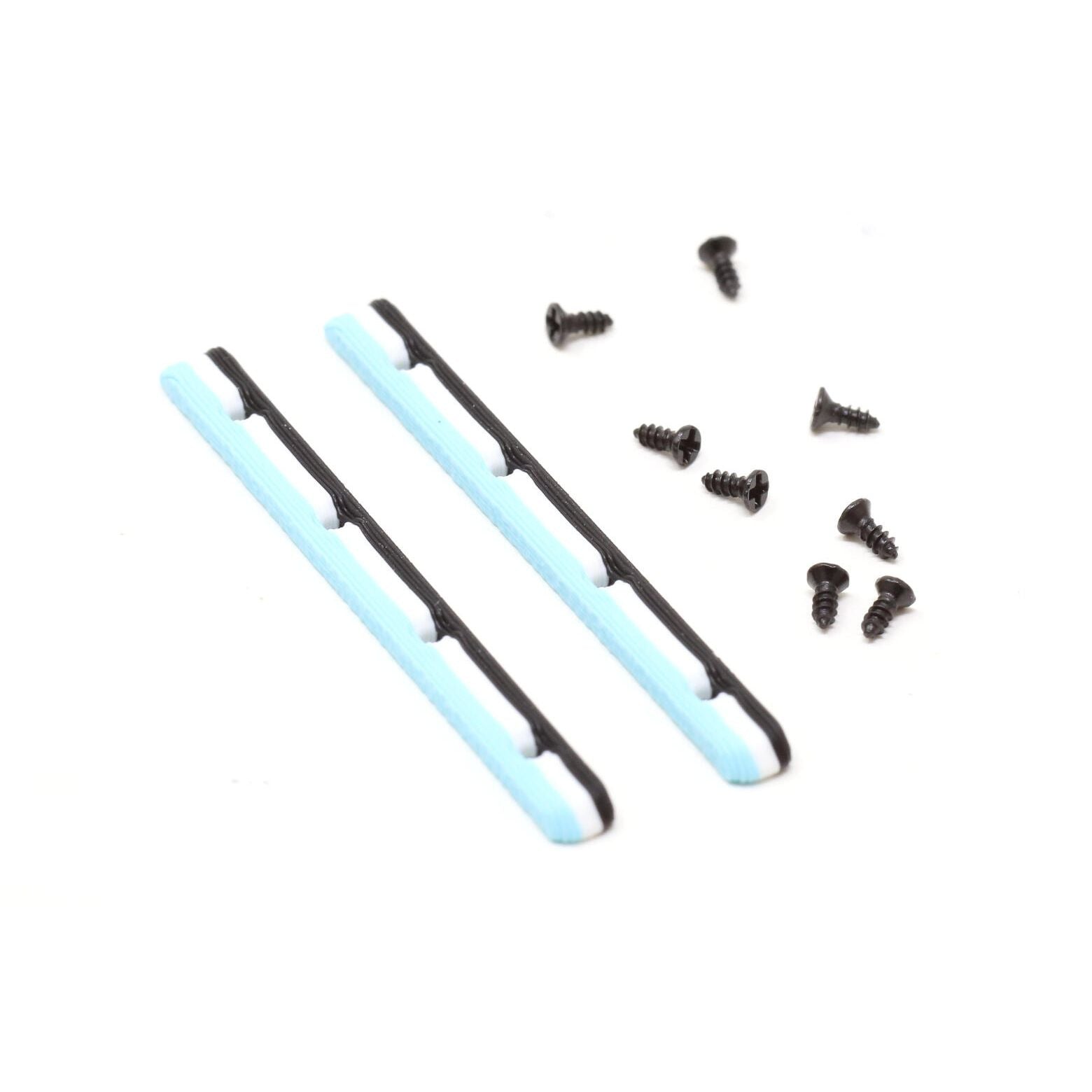 Skull Premium Board Rails (Blue/White/Black) | Skull Fingerboards