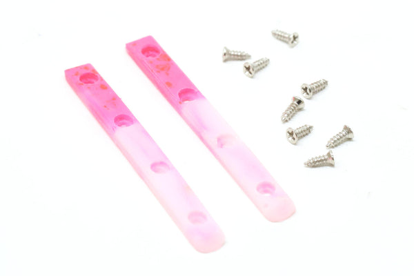 Skull Swirl Board Rails (Pink/White)