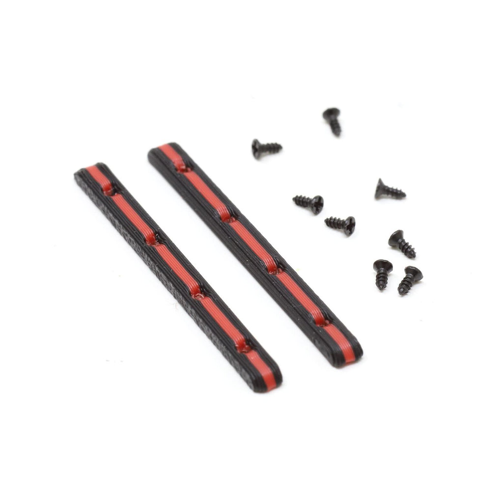 Dark Hand Red Rails Skull Premium Board Rails (Red/Black) | Skull Fingerboards